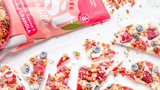 Frozen yogurt & granola bark