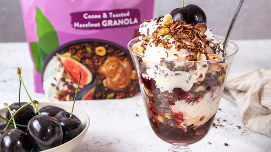 Chocolate hazelnut ice-cream sundae