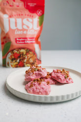 Raspberry Yogurt Bites