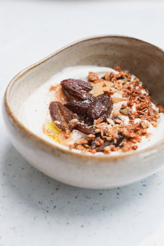 Grilled Date Yogurt Bowl
