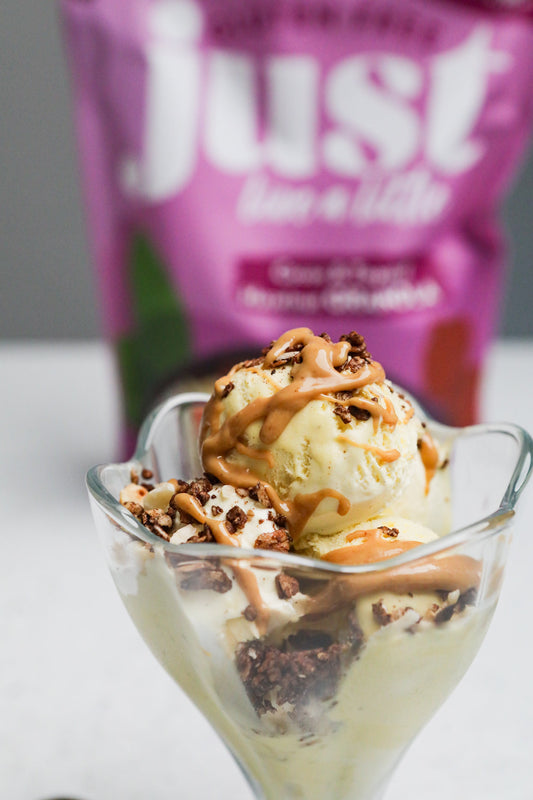 Granola-Topped Ice Cream Bowl