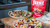 Rainbow Power Salad with Pomegranate Crunch