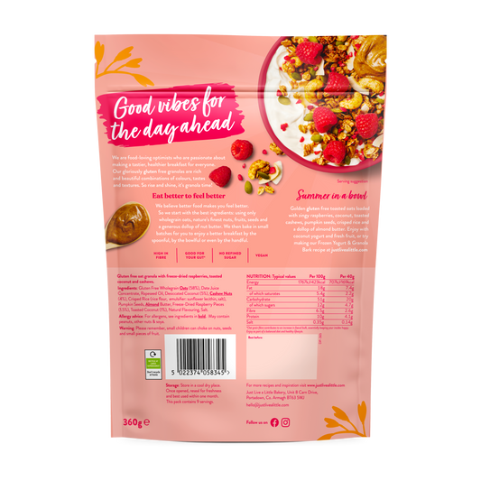 Raspberry, Coconut & Cashew Granola