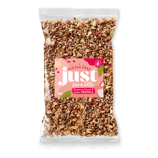 Raspberry, Coconut & Cashew Granola